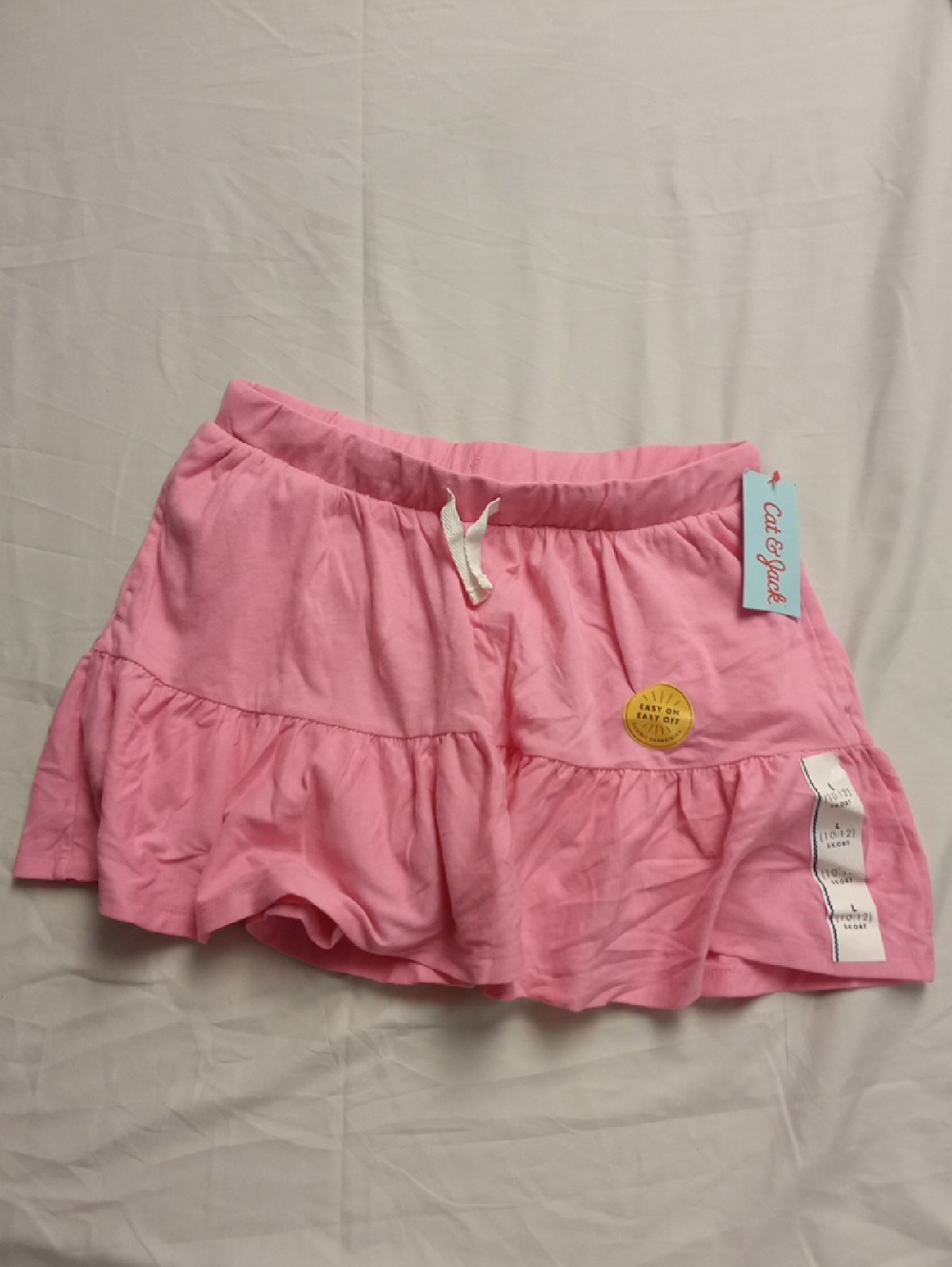 Cat & Jack Pink Tiered Ruffle Skort